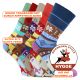 Wohlfühl Hygge Socken mit extra viel Baumwolle skandinavisches Design Thumbnail