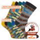 Warme Wohlfühl-Hygge Socken mit viel Wolle u. Rentier-Motive Thumbnail