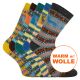 Warme Wohlfühl-Hygge Socken mit viel Wolle u. Rentier-Motive