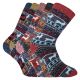 Warme Wohlfühl-Hygge-Socken Peru-Anden-Motive mit Merino und Alpakawolle Thumbnail