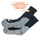Kühlende XTREME Coolmax Hiking Wander-Socken mit Frotteesohle schwarz